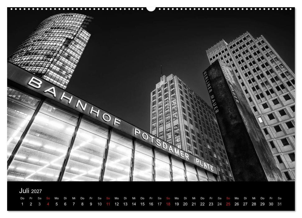 Berlin Monochrome (CALVENDO Premium Wandkalender 2027)
