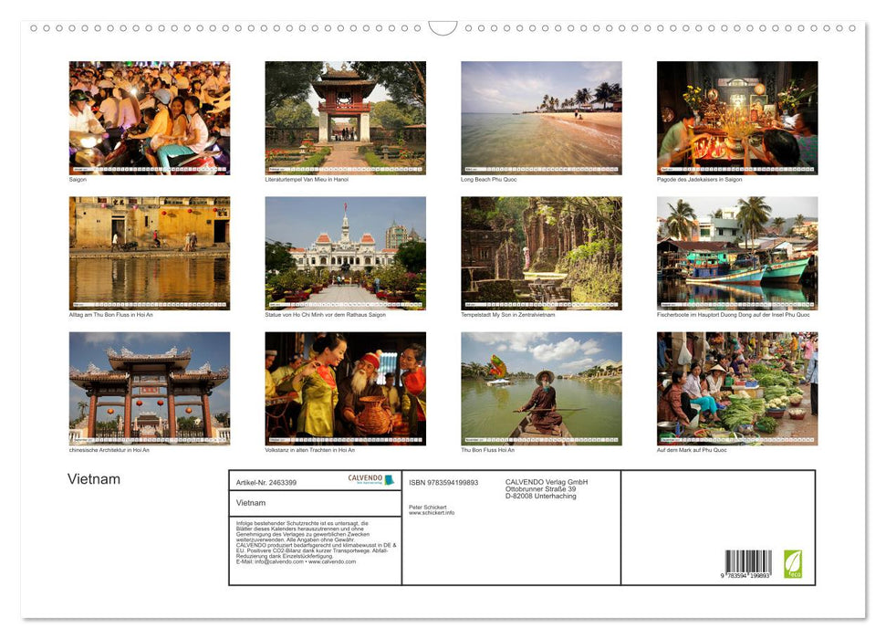 Vietnam (CALVENDO Wandkalender 2027)