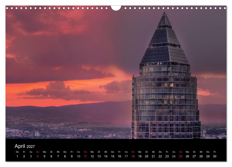 Frankfurt Skylights 2027 (CALVENDO Wandkalender 2027)