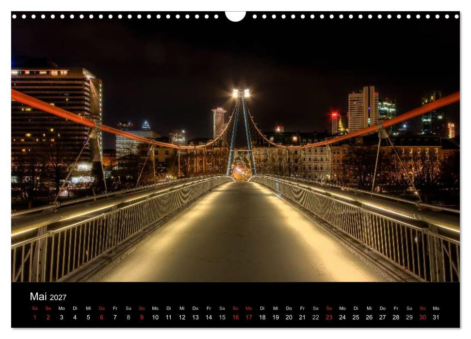 Frankfurt Skylights 2027 (CALVENDO Wandkalender 2027)