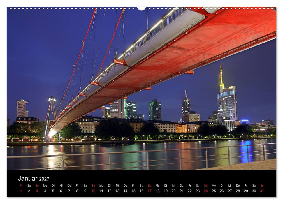 Frankfurt am Main (CALVENDO Premium Wandkalender 2027)