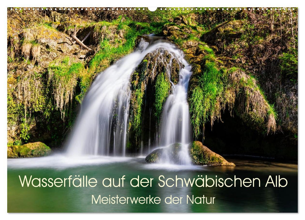Wasserfälle auf der Schwäbischen Alb - Meisterwerke der Natur (CALVENDO Wandkalender 2027)