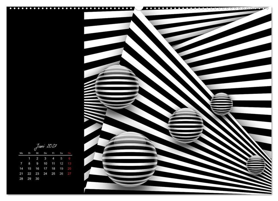Optische Kunst im Quadrat (CALVENDO Premium Wandkalender 2027)
