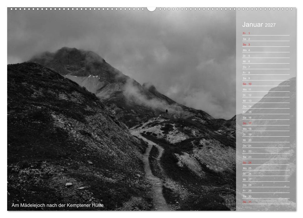 Alpenüberquerung (CALVENDO Premium Wandkalender 2027)