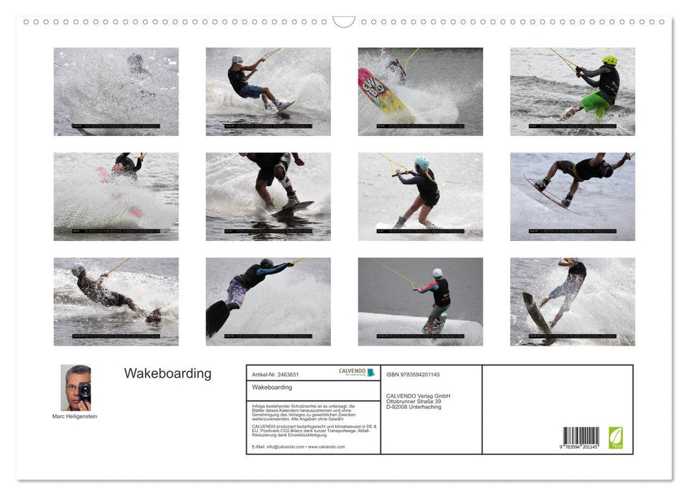 Wakeboarding (CALVENDO Wandkalender 2027)