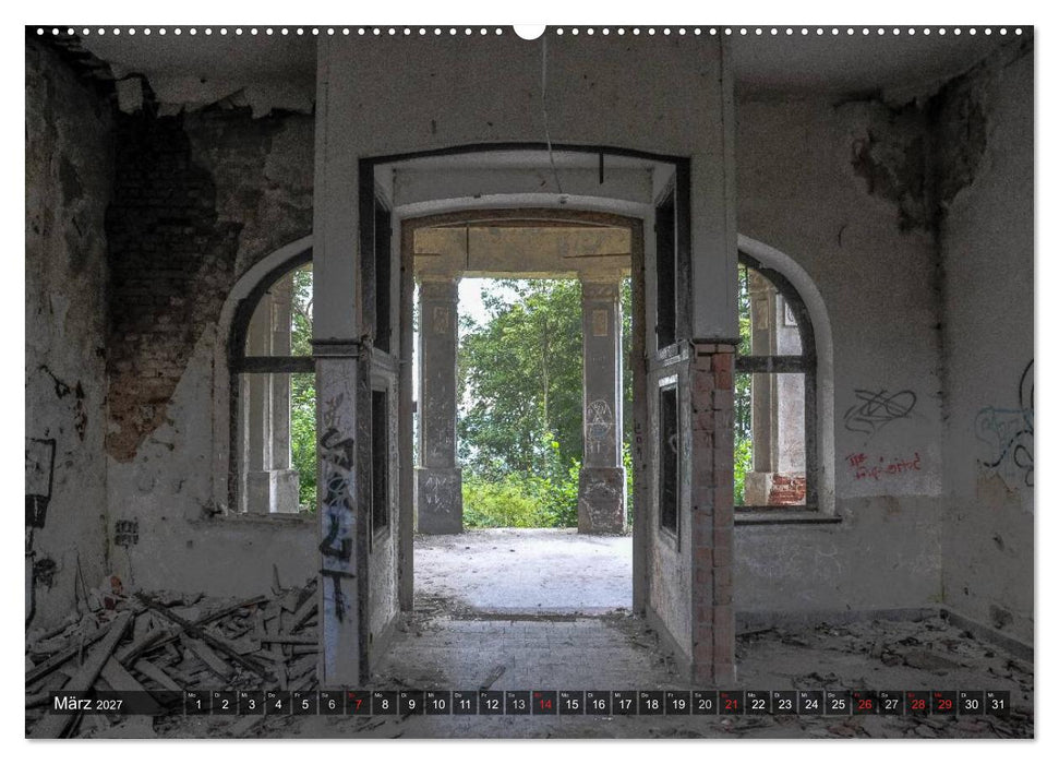Lost Places in Deutschland 2027 (CALVENDO Premium Wandkalender 2027)