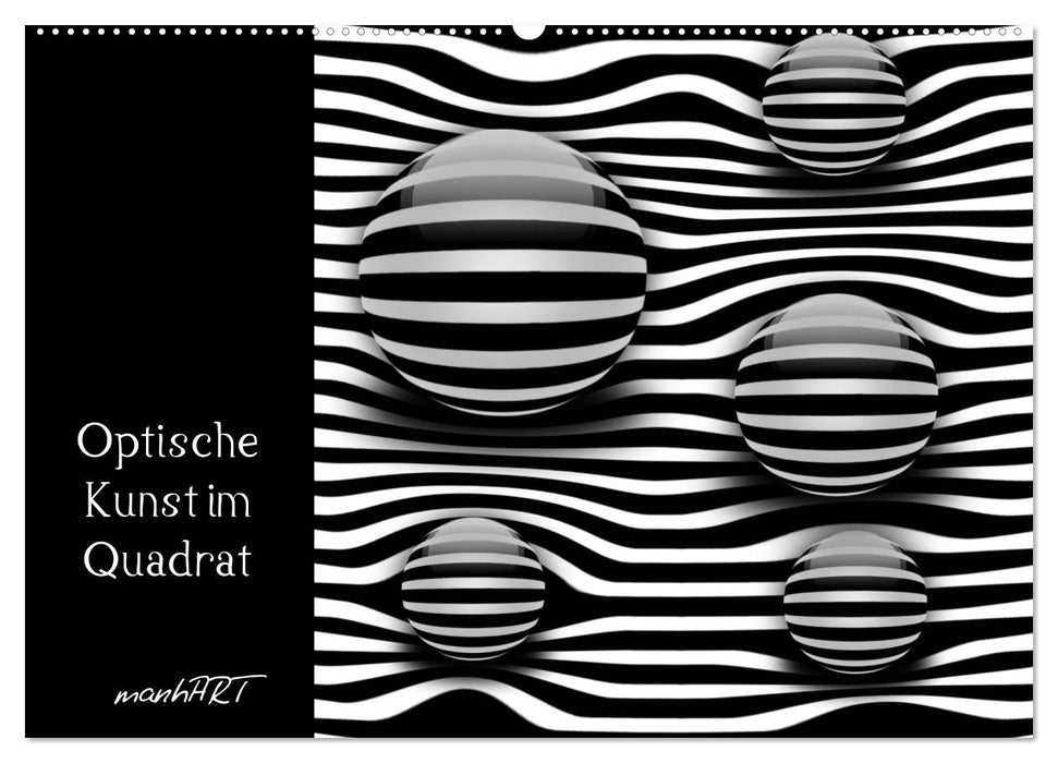 Optische Kunst im Quadrat (CALVENDO Wandkalender 2027)