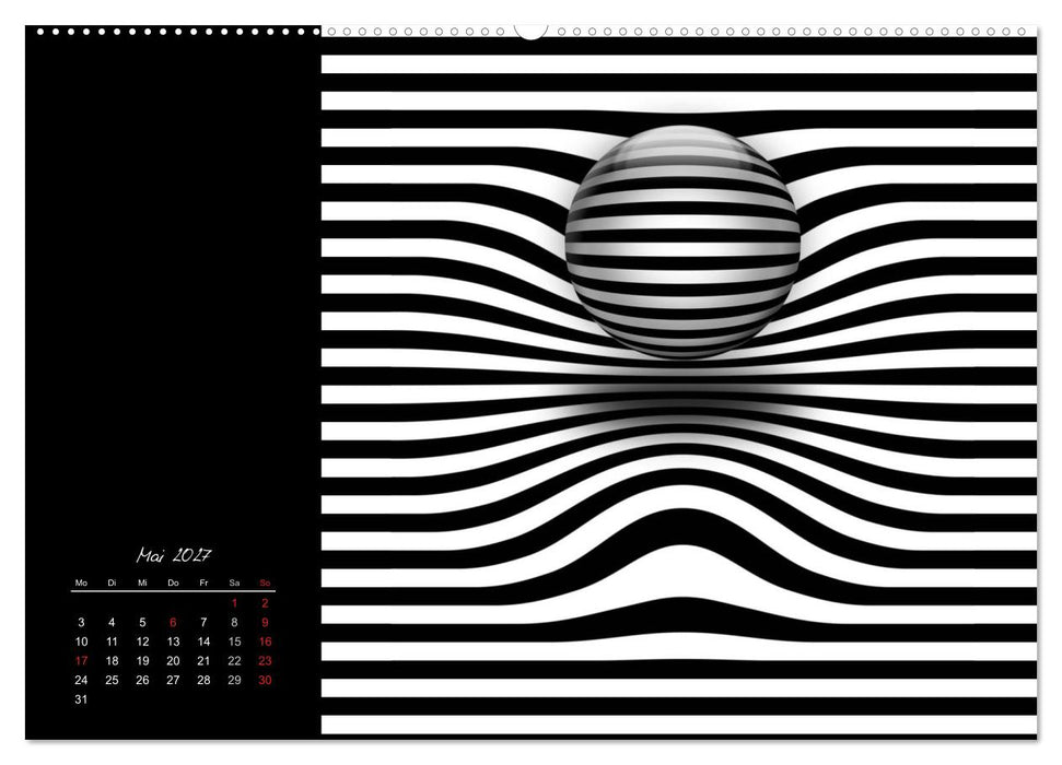 Optische Kunst im Quadrat (CALVENDO Wandkalender 2027)