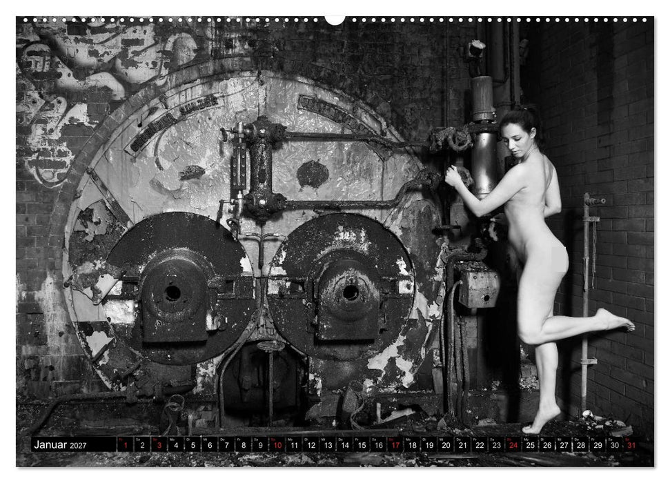 Aktfotografie in alten Mauern (CALVENDO Wandkalender 2027)