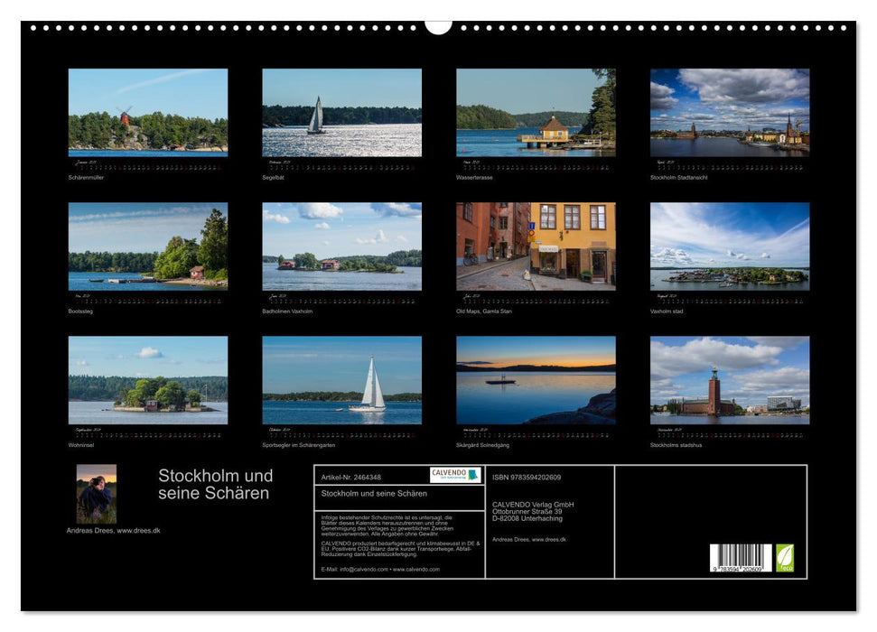 Stockholm und seine Schären (CALVENDO Wandkalender 2027)