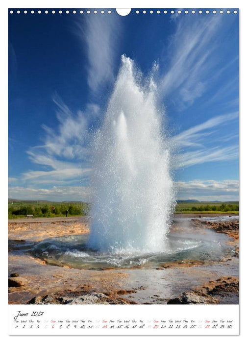 Iceland Calendar 2027 - Discover unique nature - UK Version (CALVENDO Monthly Calendar 2027)