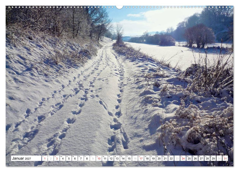 Traumhafte Wege durch die Eifel (CALVENDO Wandkalender 2027)