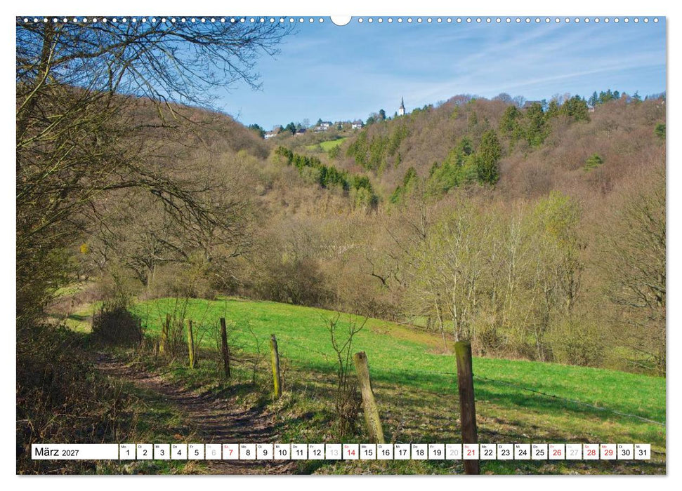 Traumhafte Wege durch die Eifel (CALVENDO Wandkalender 2027)