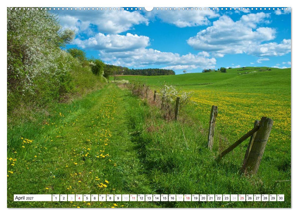 Traumhafte Wege durch die Eifel (CALVENDO Wandkalender 2027)
