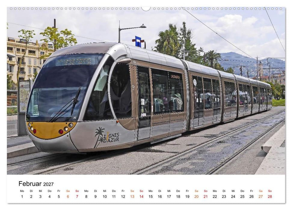Modern Trams - die Faszination der Straßenbahn (CALVENDO Wandkalender 2027)