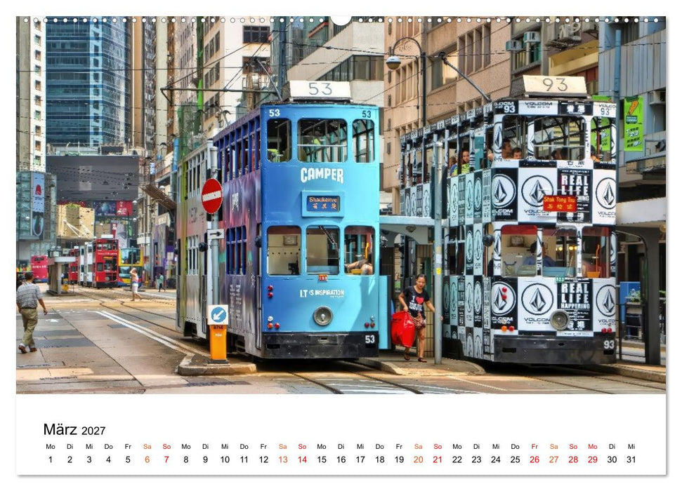 Modern Trams - die Faszination der Straßenbahn (CALVENDO Wandkalender 2027)