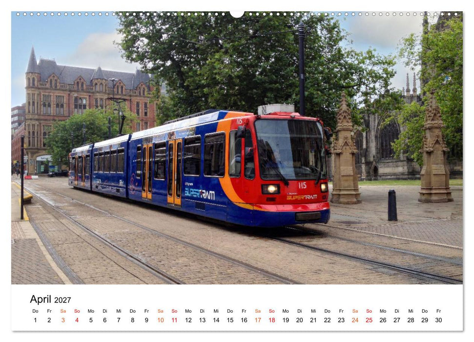 Modern Trams - die Faszination der Straßenbahn (CALVENDO Wandkalender 2027)