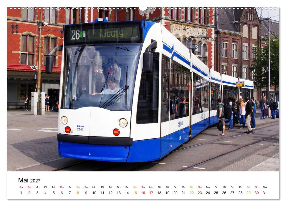 Modern Trams - die Faszination der Straßenbahn (CALVENDO Wandkalender 2027)