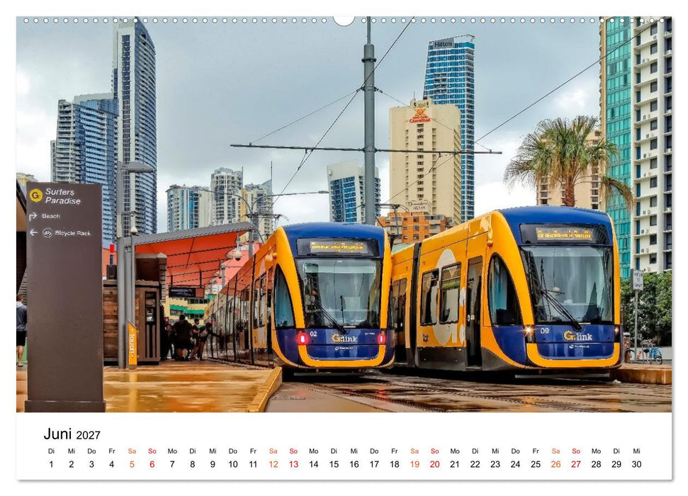 Modern Trams - die Faszination der Straßenbahn (CALVENDO Wandkalender 2027)