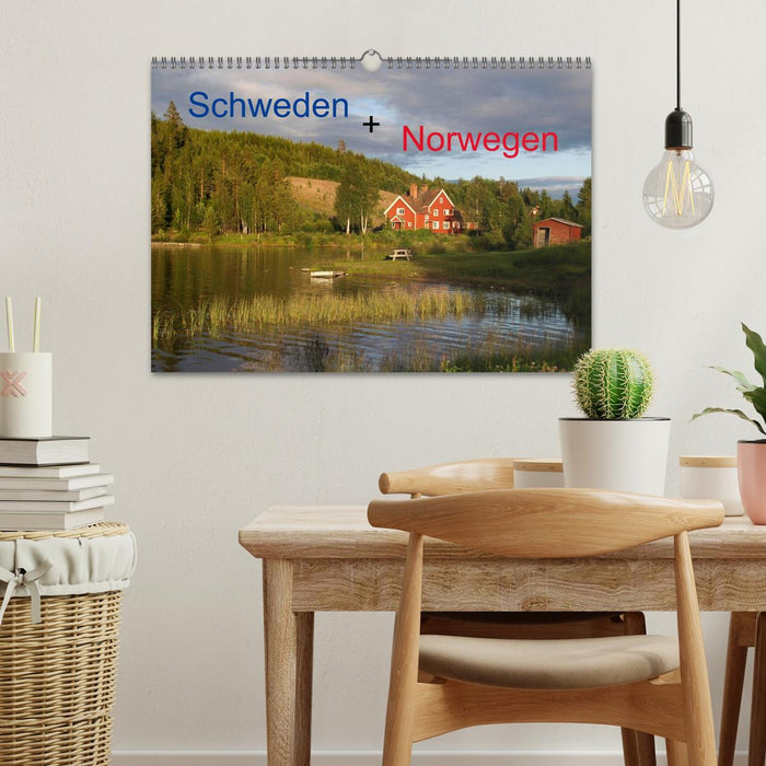 Schweden + Norwegen (CALVENDO Wandkalender 2027)