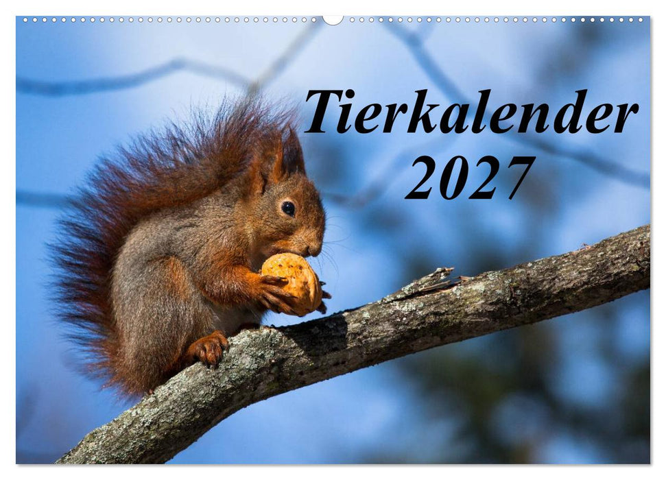 Tierkalender 2027 (CALVENDO Wandkalender 2027)