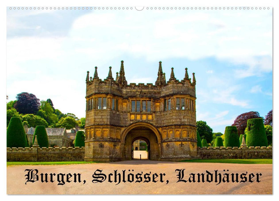 Burgen, Schlösser, Landhäuser (CALVENDO Wandkalender 2027)