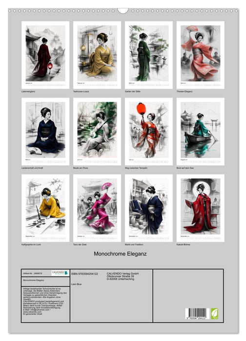 Monochrome Eleganz (CALVENDO Wandkalender 2027)