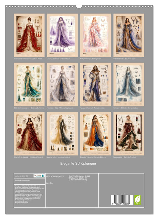 Elegante Schöpfungen (CALVENDO Premium Wandkalender 2027)