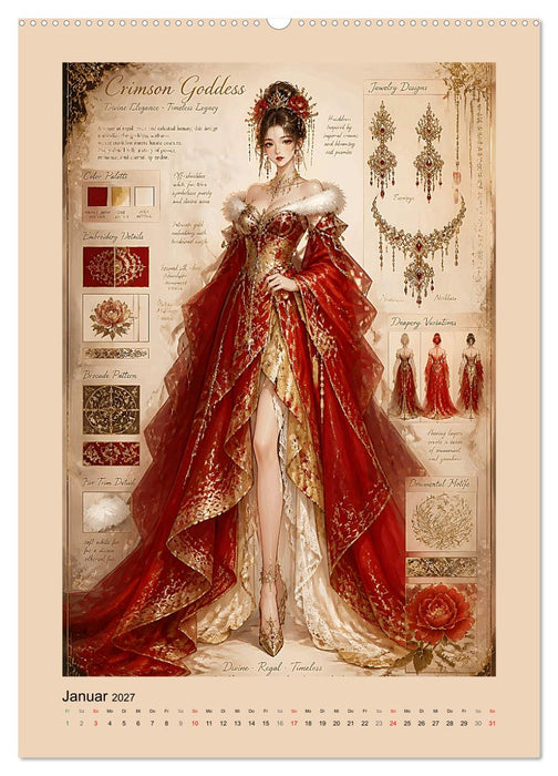 Elegante Schöpfungen (CALVENDO Premium Wandkalender 2027)