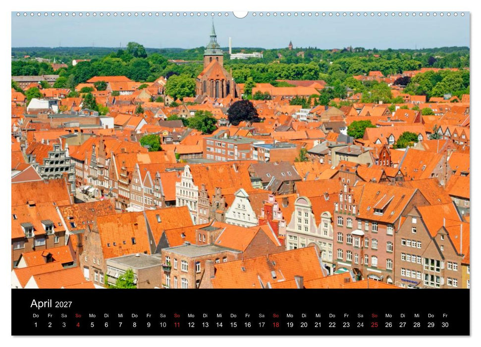 Hansestadt Lüneburg und Lüneburger Heide (CALVENDO Premium Wandkalender 2027)