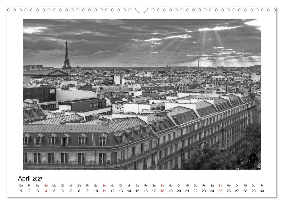 Paris vive la métropole (CALVENDO Wandkalender 2027)