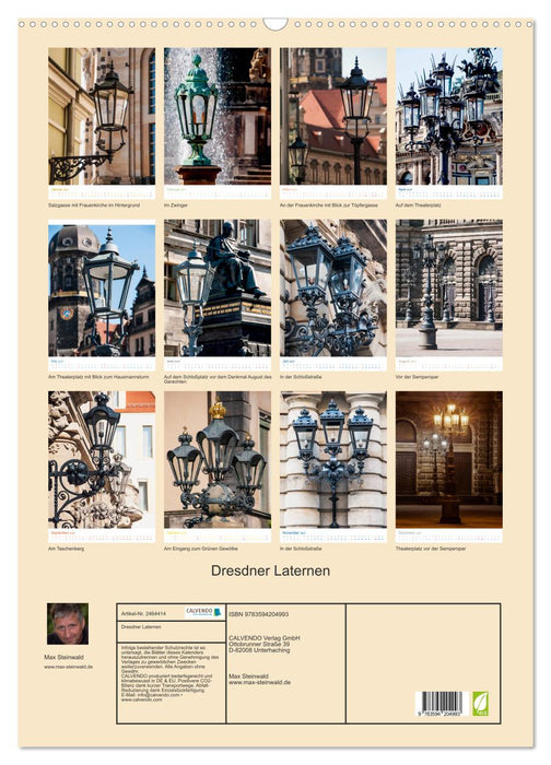 Dresdner Laternen (CALVENDO Wandkalender 2027)