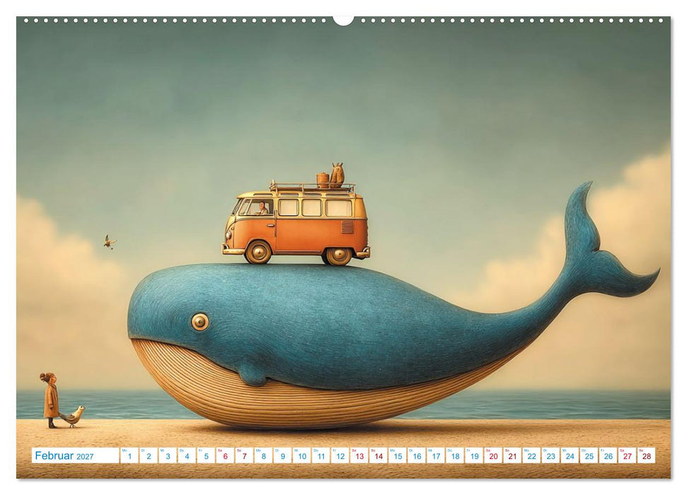 Die langsamen Giganten der Träume (CALVENDO Premium Wandkalender 2027)
