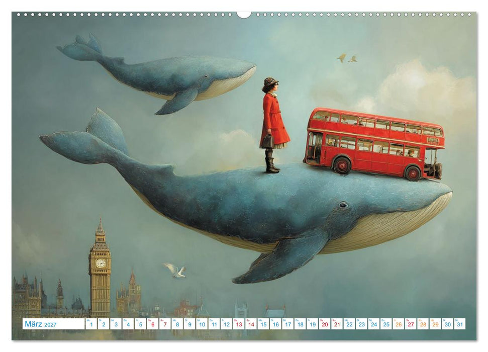 Die langsamen Giganten der Träume (CALVENDO Premium Wandkalender 2027)