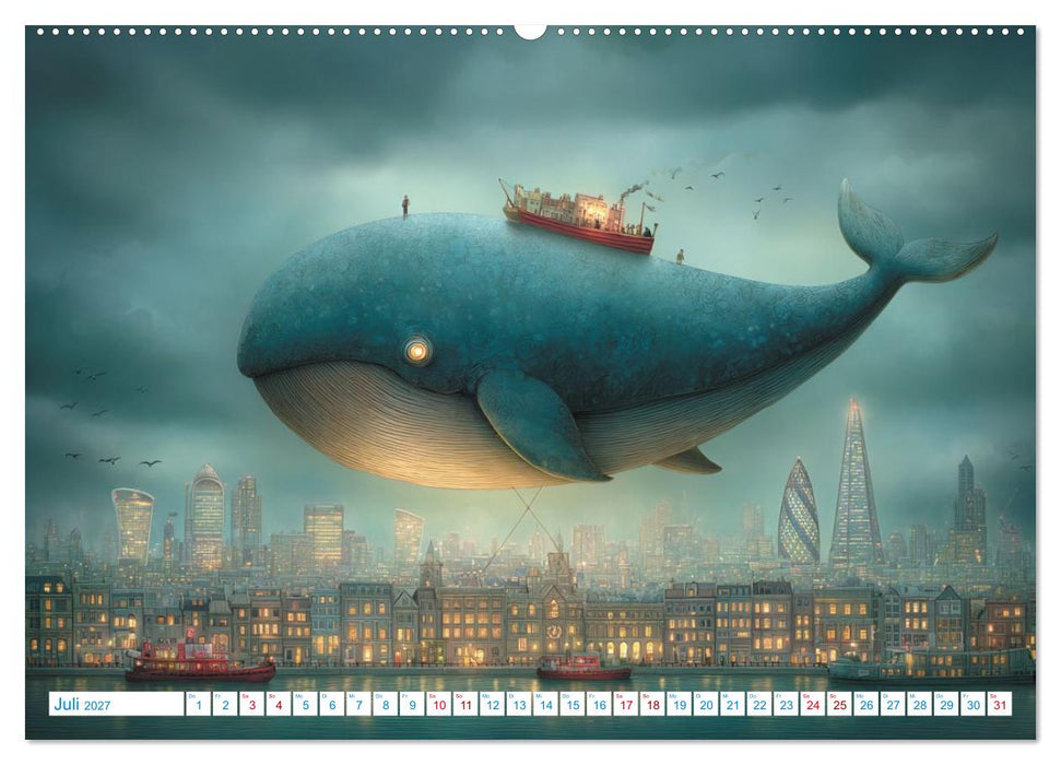 Die langsamen Giganten der Träume (CALVENDO Premium Wandkalender 2027)