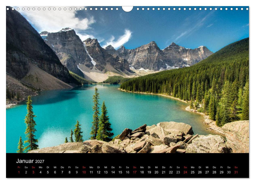 Die Landschaften Nordamerikas (CALVENDO Wandkalender 2027)