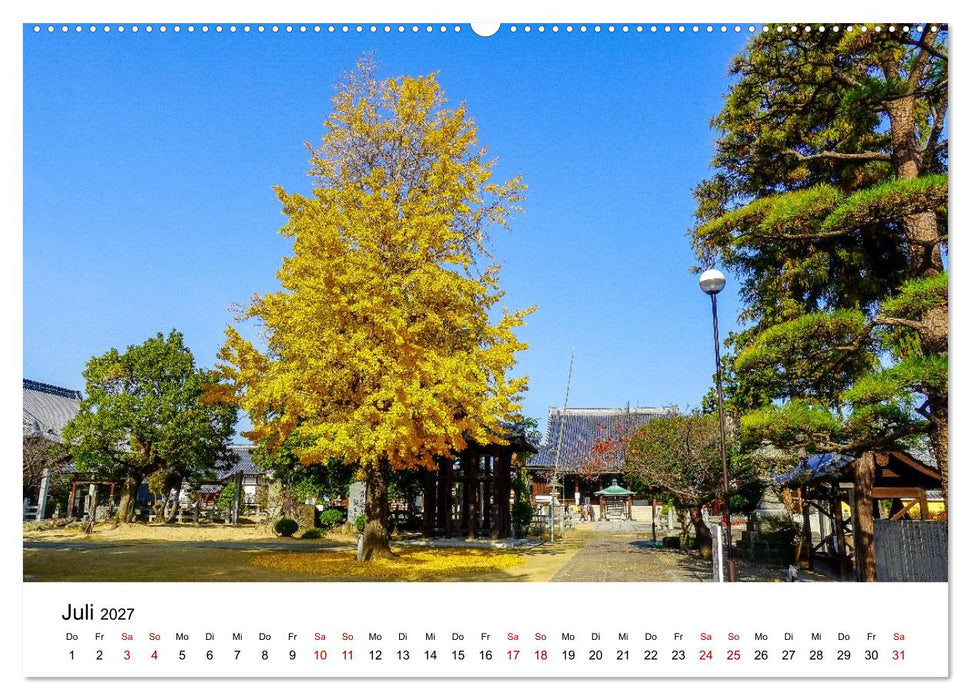 Shikoku Henro - Wege durch Japans Seele (CALVENDO Premium Wandkalender 2027)