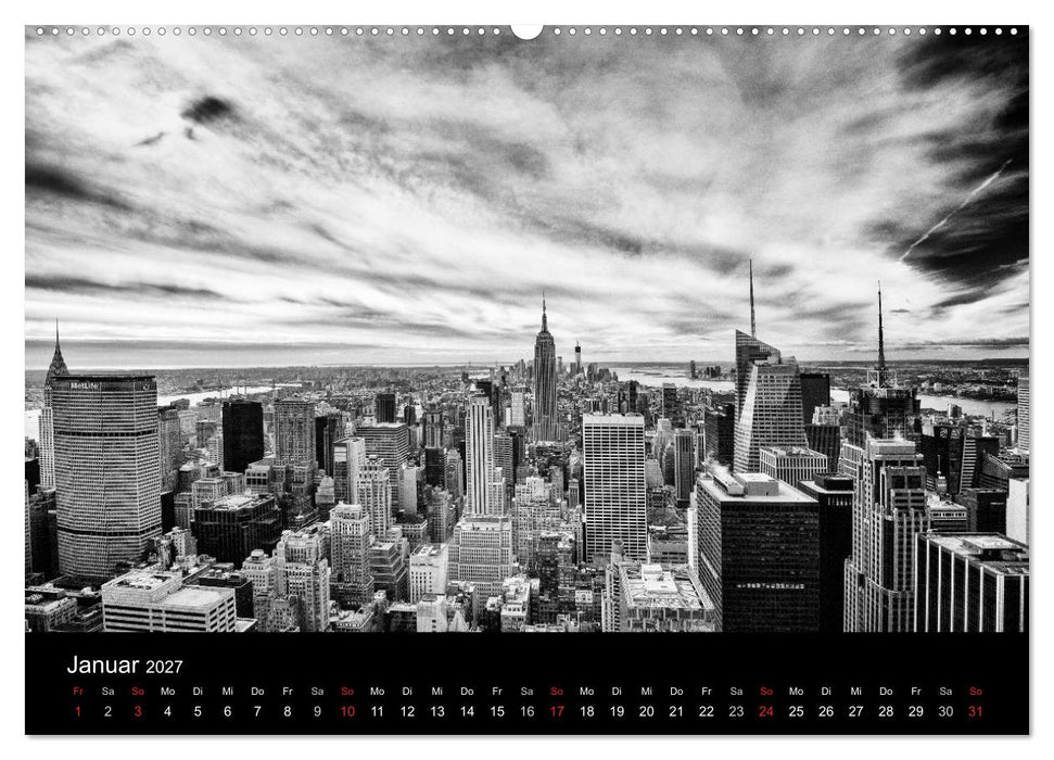 New York 2027 (CALVENDO Premium Wandkalender 2027)