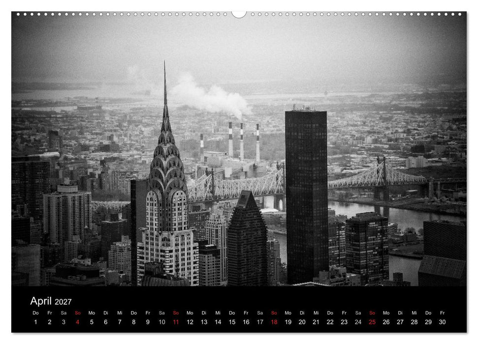 New York 2027 (CALVENDO Premium Wandkalender 2027)