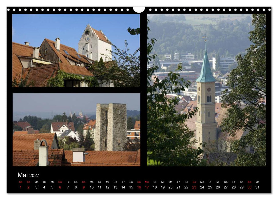 In und um RAVENSBURG (CALVENDO Wandkalender 2027)