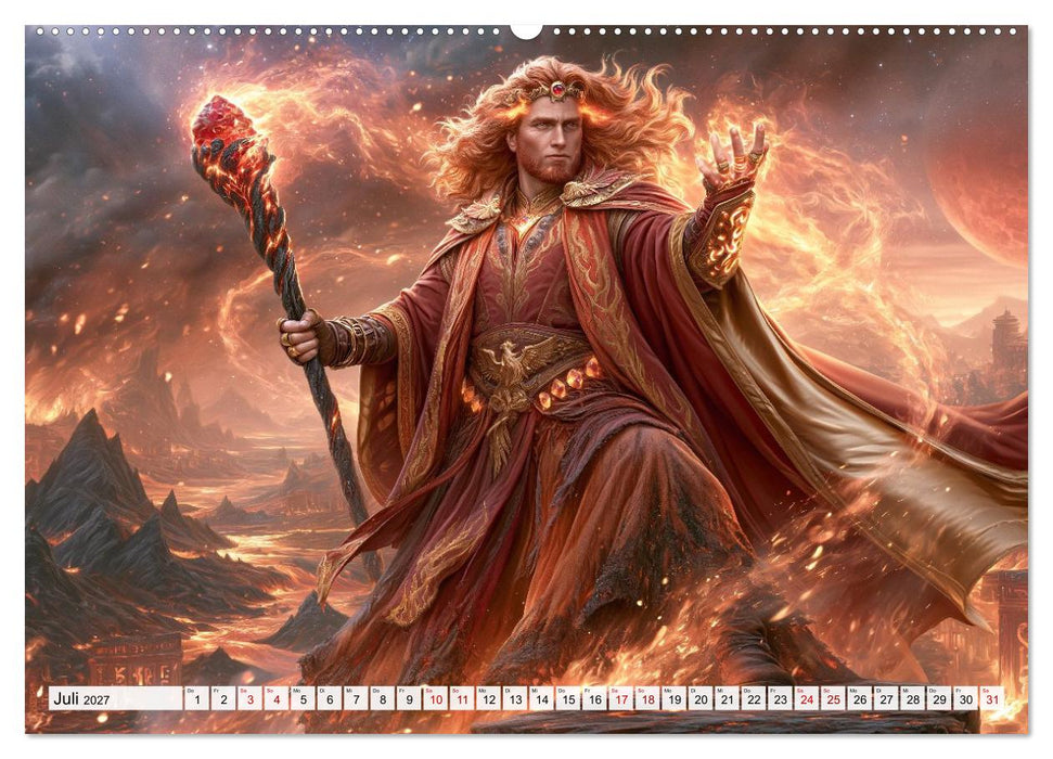 Sagenhafte Gefährten - 12 epische Begleiter durch das Jahr (CALVENDO Premium Wandkalender 2027)