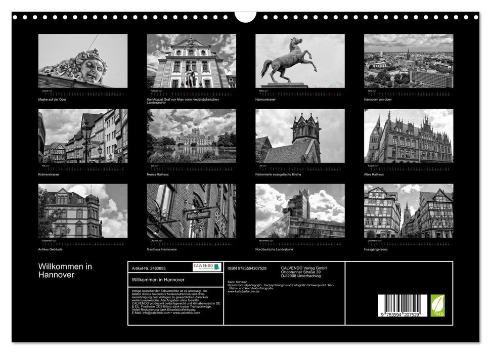 Willkommen in Hannover (CALVENDO Wandkalender 2027)