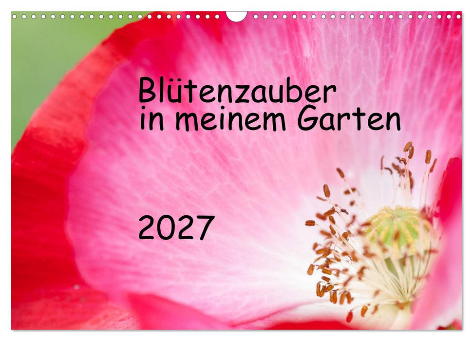 Blütenzauber in meinem Garten (CALVENDO Wandkalender 2027)