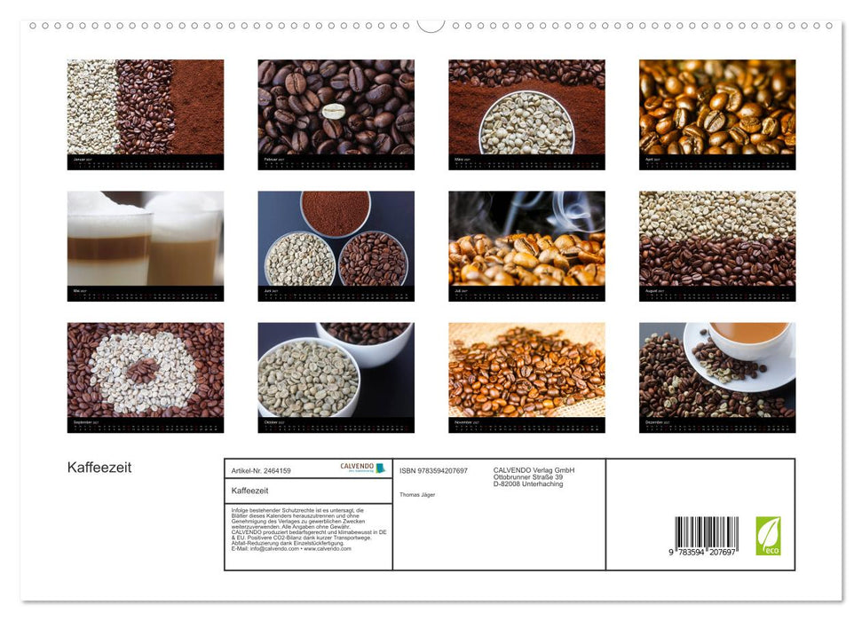 Kaffeezeit (CALVENDO Premium Wandkalender 2027)