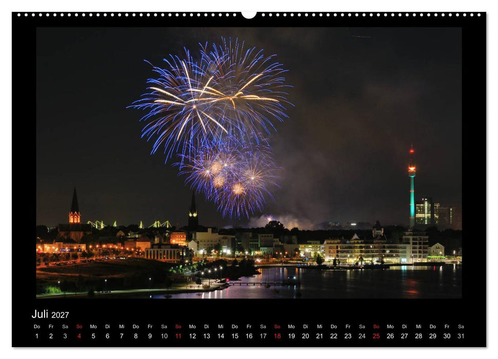 Feuerwerks - Impressionen (CALVENDO Premium Wandkalender 2027)