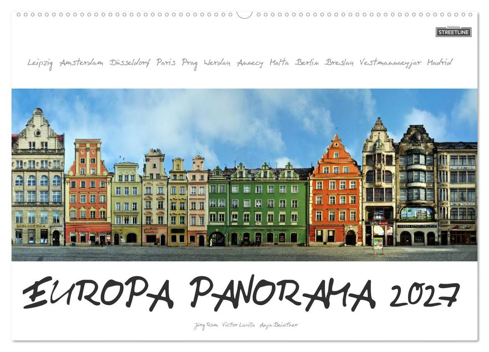Europa Panorama 2027 (CALVENDO Wandkalender 2027)