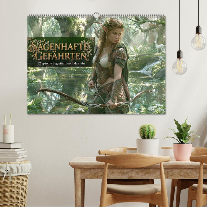 Sagenhafte Gefährten - 12 epische Begleiter durch das Jahr (CALVENDO Wandkalender 2027)