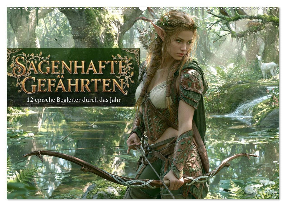 Sagenhafte Gefährten - 12 epische Begleiter durch das Jahr (CALVENDO Wandkalender 2027)