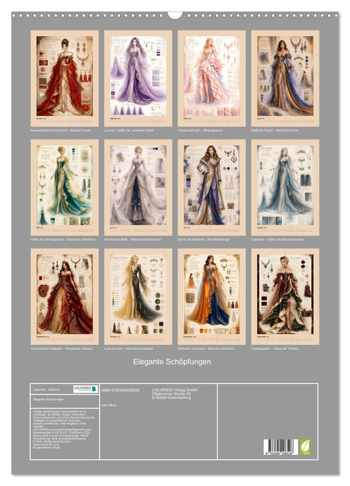 Elegante Schöpfungen (CALVENDO Wandkalender 2027)
