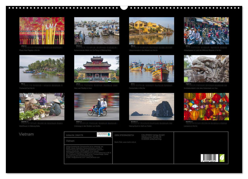 Vietnam (CALVENDO Wandkalender 2027)